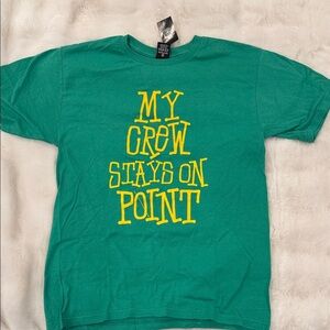 Stussy Teal T-Shirt with White Logo